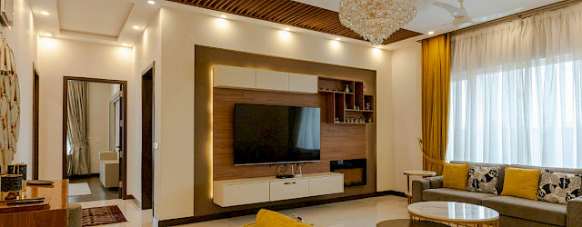 Zwevend tv meubel op maat bij Van Bommel Interieurs